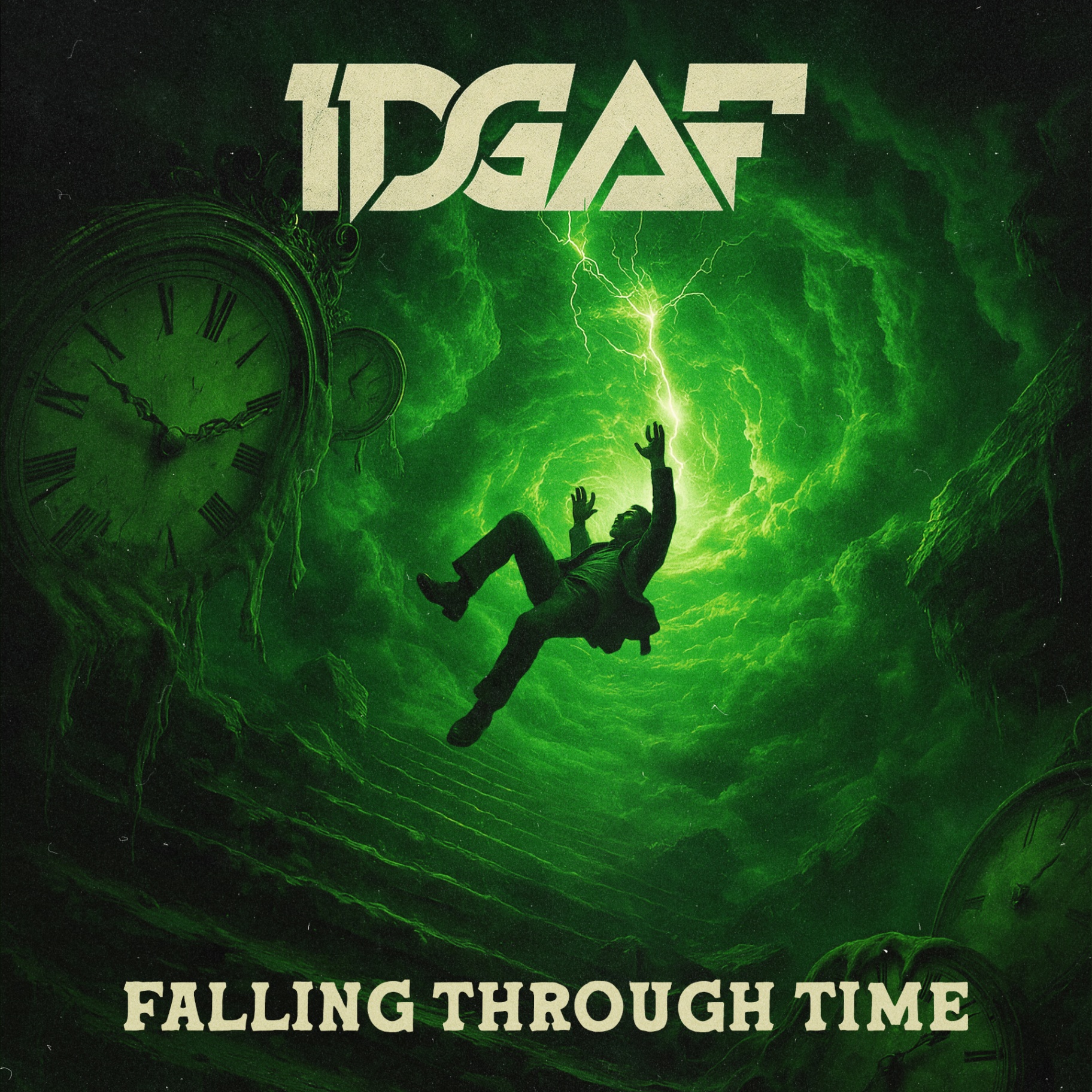 IDGAF — Falling Through Time album cover